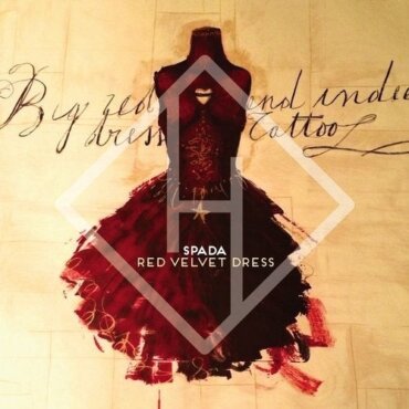 Spada - Red Velvet Dress